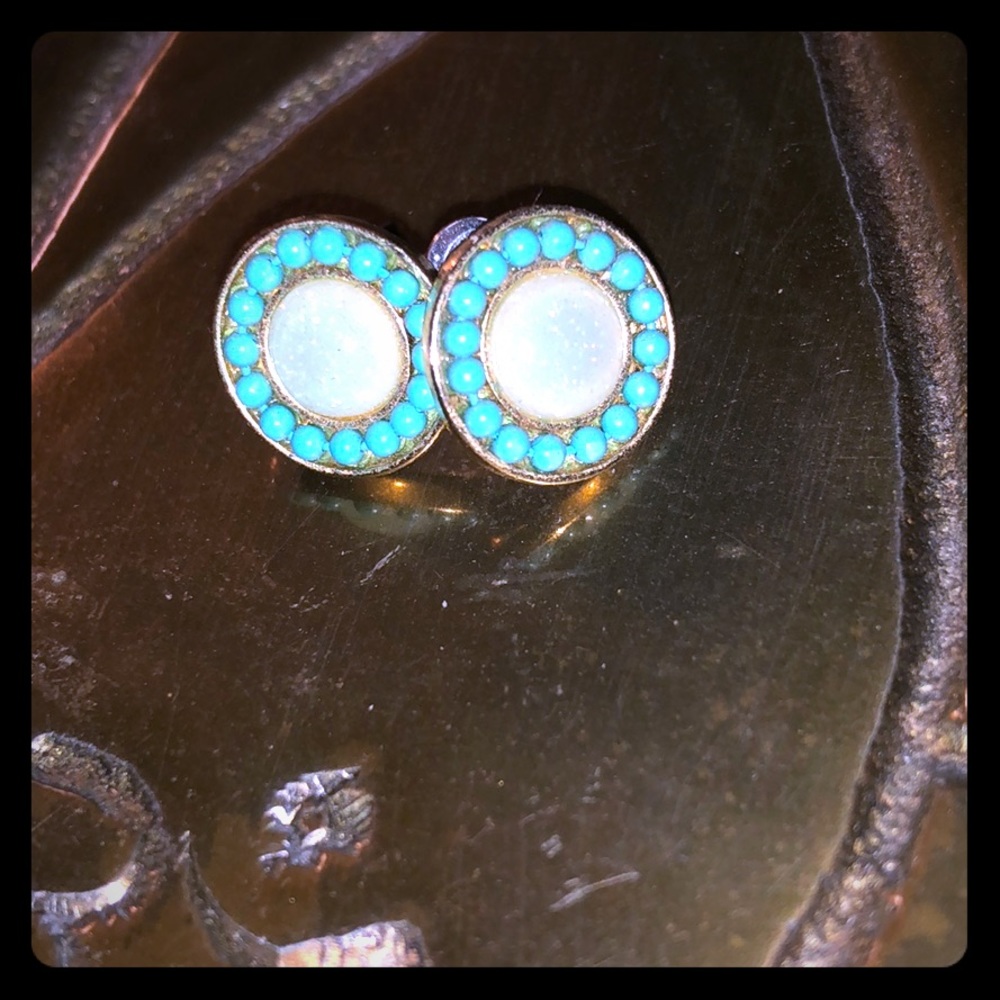 Favorite aqua earrings!!!